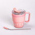 Термочашка Coffee & Tea з трубочкою рожева (LG-2394098878)