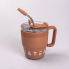 Термочашка Coffee & Tea з трубочкою коричнева (LG-2394098879)