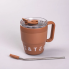 Термочашка Coffee & Tea з трубочкою коричнева (LG-2394098879)