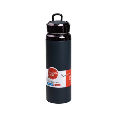 Термос з індикатором температури та широким горлом 1л синій (LG-2394098890)