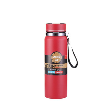 Термос Vacuum Sportsна з датчиком температури 1 л червоний (LG-2394098892)