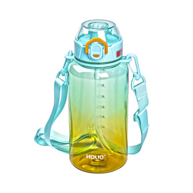 Пляшка для води 1 л пляшечка з мундштуком м'ятна (LG-2394098895)