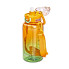 Пляшка для води 1 л пляшечка з мундштуком помаранчева (LG-2394098897)