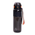 Пляшка для води Houo спортивна 1 літр з фліп кришкою чорна (LG-2394098899)