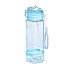 Пляшка для води 760 мл з трубочкою та наліпками блакитна (LG-2394098918)