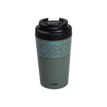 Термочашка Вишиванка з керамічною колбою 380 мл сіро-зелена (LG-2394098920) Термочашка Вишиванка з керамічною колбою 380 мл сіро-зелена (LG-2394098920)