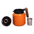 Чайник термос з індикатором температури та заварником 1 л помаранчевий (LG-2394098926)