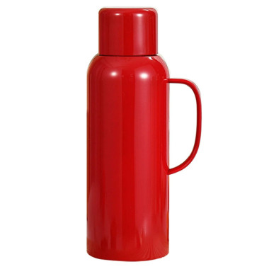 Термос Vacuum з датчиком температури на 820 мл червоний (LG-2394098942)