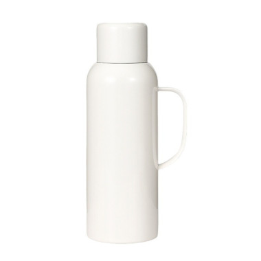 Термос Vacuum з датчиком температури на 820 мл білий (LG-2394098943)