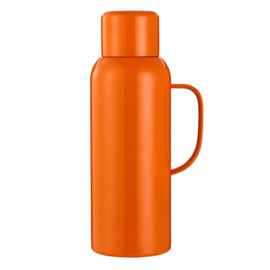 Термос Vacuum з датчиком температури на 820 мл помаранчевий (LG-2394098944)