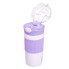 Термочашка з трубочкою 400 мл бузкова HPGM3001V (LG-2028431714)