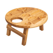 Винний столик-менажниця з дерева 35 см круглий на ніжках дуб (LG-BWR350180) Винний столик-менажниця з дерева 35 см круглий на ніжках дуб (LG-BWR350180)