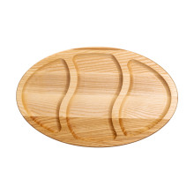 Менажниця дерев'яна 40х25 см овальна на 3 секції, ясен (LG-T24W250) Менажниця дерев'яна 40х25 см овальна на 3 секції, ясен (LG-T24W250)