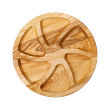 Менажниця дерев'яна 30 см кругла на 6 секцій, ясен (LG-T30W300) Менажниця дерев'яна 30 см кругла на 6 секцій, ясен (LG-T30W300)