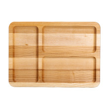 Дошка для подачі дерев'яна 35×25 см прямокутна на 3 секції (LG-T32W250) Дошка для подачі дерев'яна 35×25 см прямокутна на 3 секції (LG-T32W250)