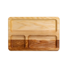 Дошка для подачі дерев'яна 30×20 см прямокутна на 3 секції (LG-T47W200) Дошка для подачі дерев'яна 30×20 см прямокутна на 3 секції (LG-T47W200)