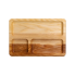 Дошка для подачі дерев'яна 30×20 см прямокутна на 3 секції (LG-T47W200)
