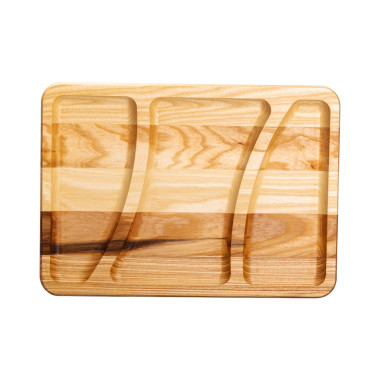 Дошка для подачі 35×25 см прямокутна на 3 секції (LG-T51W250)