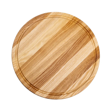 Обробна дерев'яна дошка кругла 35 см для подачі нарізки ясен (LG-C12W350) Обробна дерев'яна дошка кругла 35 см для подачі нарізки ясен (LG-C12W350)