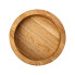 Дерев'яна миска для подачі 25 см глибока з дуба (LG-B2W250206)