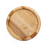 Кругла дошка для сервірування 25 см для подачі нарізок, ясен (LG-T2W250)