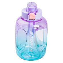 Бутылка для воды спортивная 1.6 л пластиковая с трубочкой с ремешком 22 см Фиолетовая HP-14-35V Бутылка для воды спортивная 1.6 л пластиковая с трубочкой с ремешком 22 см Фиолетовая HP-14-35V