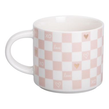 Кружка фарфоровая 350 (мл) для кофе и чая RX-N240126WP