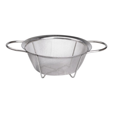 Дуршлаг с двумя ручками 20 см мелкоячеистая сетка из нержавеющей стали HP-19-2-20CM