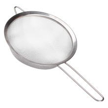 Сито дуршлаг с ручкой 20 см мелкоячеистая сетка из нержавеющей стали HP-19-13