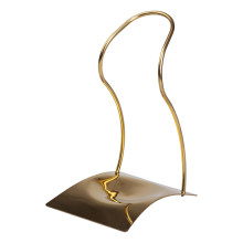 Подставка под половник лопаточку или ложку 12×10.5×17 см из нержавеющей стали Золото HP-19-15-G