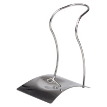 Подставка под половник лопаточку или ложку 12×10.5×17 см из нержавеющей стали Серебро HP-19-15-Y