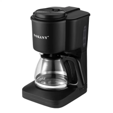 Кофеварка капельная Sokany с подогревом кофейника 600 мл SK-124 Кофеварка капельная Sokany с подогревом кофейника 600 мл SK-124