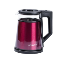 Электрочайник с автоматическим отключением 1.7 л Sokany дисковый 2000 Вт SK-SH-1076R
