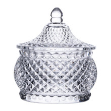 Конфетница стеклянная c крышкой Ø 8 см круглая HP-YH-4 Конфетница стеклянная c крышкой Ø 8 см круглая HP-YH-4