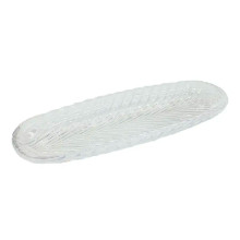 Блюдо сервировочное 39х13.5х2.5 см стеклянное для закусок канапе фруктов HP-YH-13 Блюдо сервировочное 39х13.5х2.5 см стеклянное для закусок канапе фруктов HP-YH-13