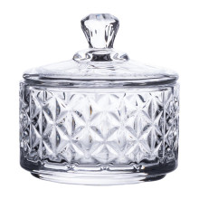 Конфетница стеклянная с крышкой Ø 6.5 см HP-YH-30