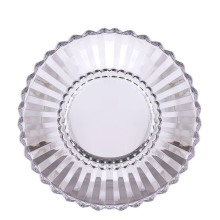 Сервировочное блюдо Ø 28 см прозрачное круглое для дома и кафе HP-YH-32 Сервировочное блюдо Ø 28 см прозрачное круглое для дома и кафе HP-YH-32