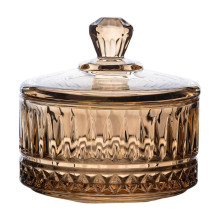 Конфетница с крышкой Ø 10 см стеклянная HP-YH-75 Конфетница с крышкой Ø 10 см стеклянная HP-YH-75