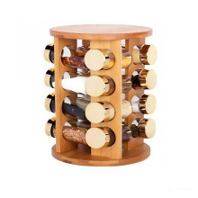 Набор для специй на деревянной подставке 16 стеклянных емкостей для приправ HP-1367