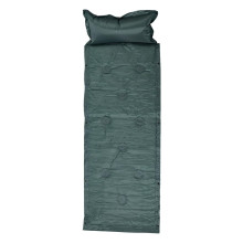 Матрас в палатку надувной 175х60х2 см матрас походный туристический с подголовником Зеленый SJ-0028-1GR Матрас в палатку надувной 175х60х2 см матрас походный туристический с подголовником Зеленый SJ-0028-1GR