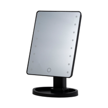 Зеркало косметическое 21х16 см 16 LED Черное HP-10-3AB