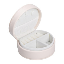 Скринька для прикрас з еко шкіри 10×9×4.5 см ​​органайзер для ювелірних виробів HP-5-31BE (LG-HP-5-31BE)