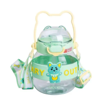 Пляшка для води дитяча з трубочкою 580 мл з ручкою та ремінцем Зелена HP-14-37GR (LG-HP-14-37GR) Пляшка для води дитяча з трубочкою 580 мл з ручкою та ремінцем Зелена HP-14-37GR (LG-HP-14-37GR)