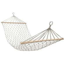 Гамак туристичний підвісний плетений 185х91 см садовий гамак з планкою на дачу для відпочинку A27-150 (LG-A27-150) Гамак туристичний підвісний плетений 185х91 см садовий гамак з планкою на дачу для відпочинку A27-150 (LG-A27-150)