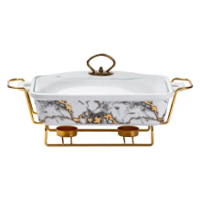 Настільна мармітниця 1.5 літра марміт прямокутний порцелянаовий 35х19х11.5 см для других страв Мармур HP1032 (LG-HP1032) Настільна мармітниця 1.5 літра марміт прямокутний порцелянаовий 35х19х11.5 см для других страв Мармур HP1032 (LG-HP1032)