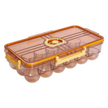 Лоток для яєць пластиковий на 18 комірок 32.5х18х8 см Коричневий HP-27-1 (LG-HP-27-1)