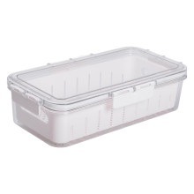 Контейнер для їжі герметичний 31х16х7.5 см судок для їжі пластиковий зі знімною підставкою 2 л Білий HP-27-12 (LG-HP-27-12) Контейнер для їжі герметичний 31х16х7.5 см судок для їжі пластиковий зі знімною підставкою 2 л Білий HP-27-12 (LG-HP-27-12)