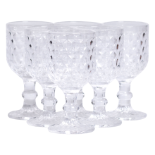 Набір чарок на ніжці 6 шт скляні 50 мл HP-19-107 (LG-HP-19-107)