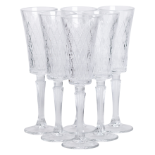 Набір келихів для шампанського 6 шт 200 мл скляні на ніжці HP-19-126 (LG-HP-19-126)