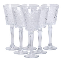 Набір келихів для вина 6 шт 225 мл на високій ніжці HP-19-128 (LG-HP-19-128)